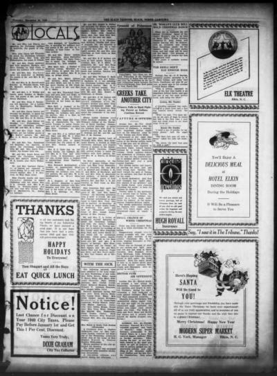 The Elkin tribune. (Elkin, N.C.) 191?-1969, December 26, 1940, Image 5 ...